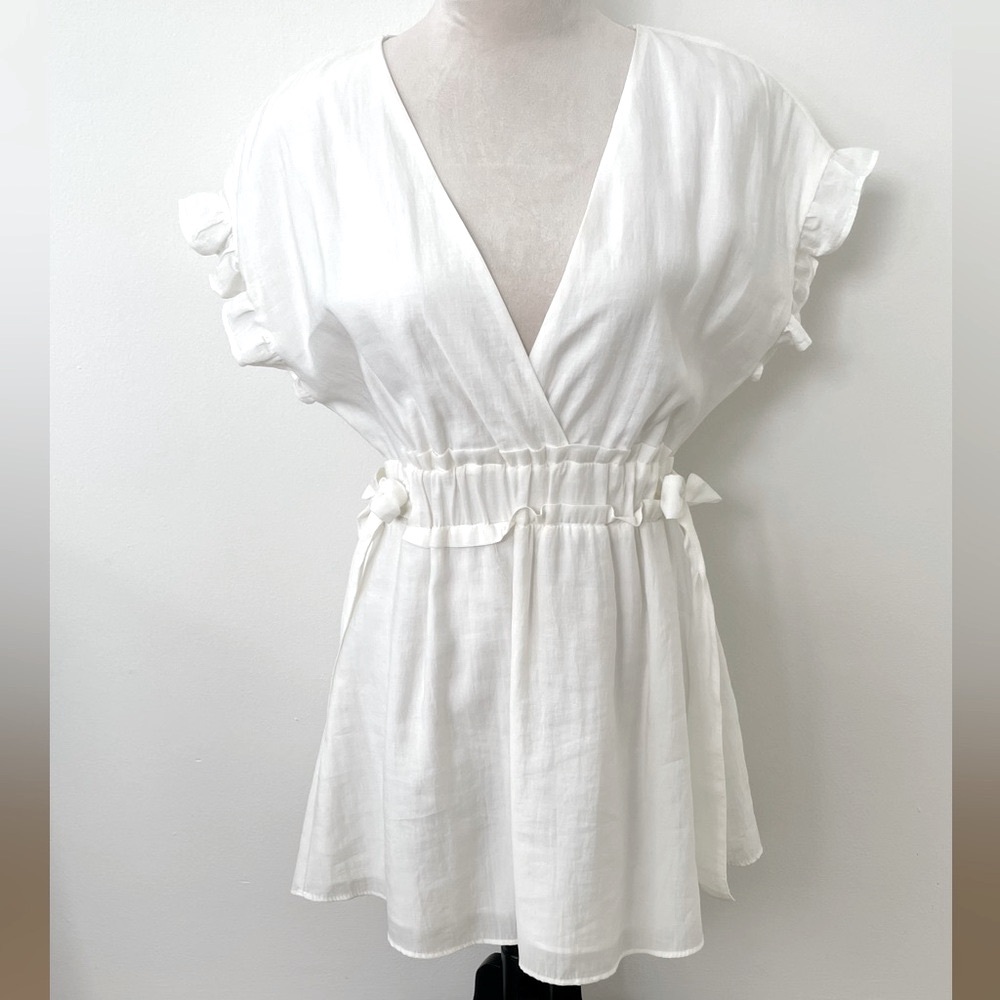 Zara White Mini Dress - Picture 3 of 6